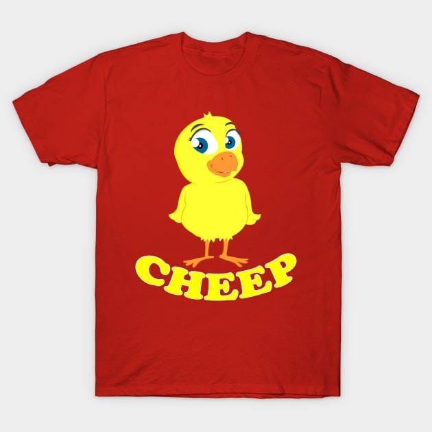 Cute Chick T-Shirt by scoffin